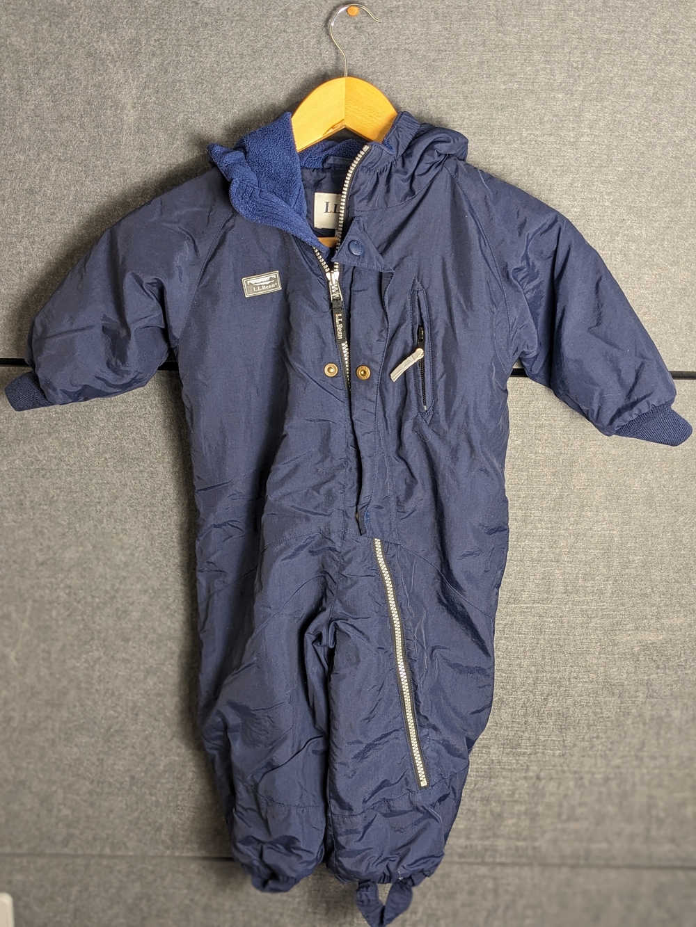 L.L. Bean Kids Navy Blue Toddler Snow Suit/Bunting Suit